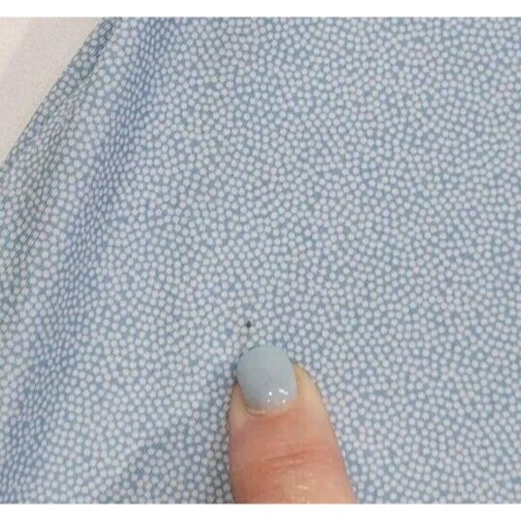 FootJoy Golf Polo Shirt Men's Size Large Light Blue White Dots - Picture 12 of 12